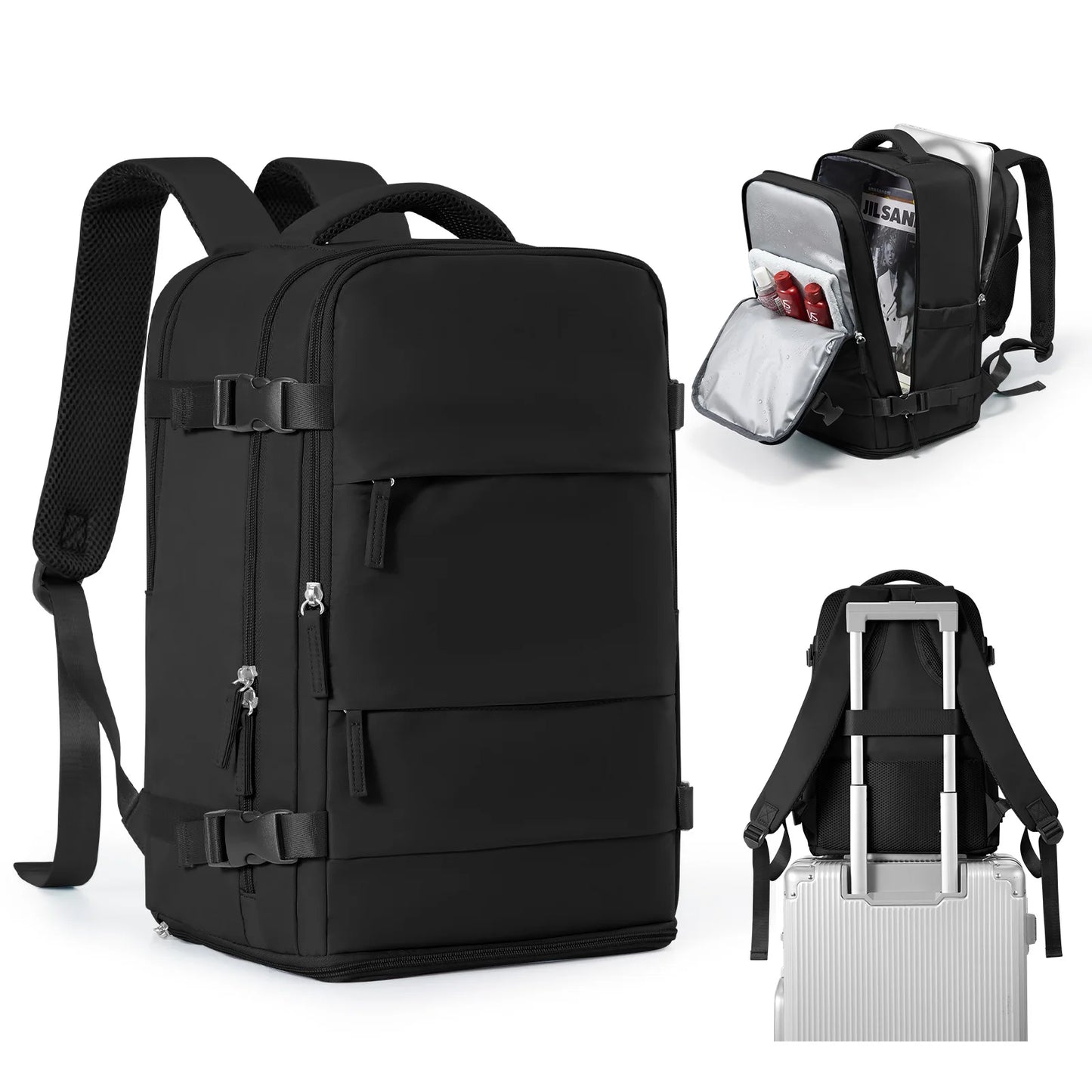 Sac à Dos de Voyage Cabine – Imperméable & Multi-Compartiments (40×20×25 cm)
